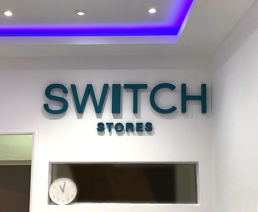 Switch Stores γράμματα PVC